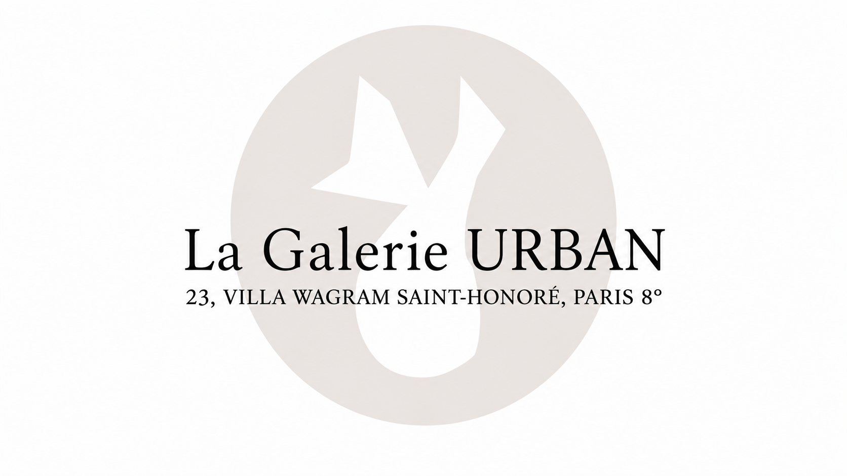 La Galerie URBAN — Paris 8°